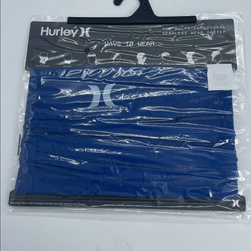 Hurley Blue Seamless Gaiter